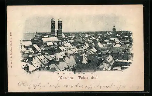 AK München, Totalansicht