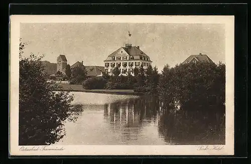 AK Travemünde, Park-Hotel mit Wasserpartie