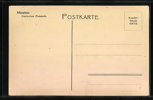 AK München, Deutsches Museum und Isar