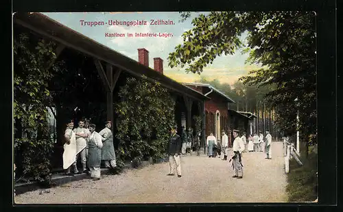 AK Zeithain, Truppen-Übungsplatz, Kantinen im Infanterie-Lager