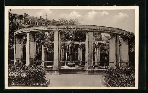 AK Karlsruhe, Stephanbrunnen