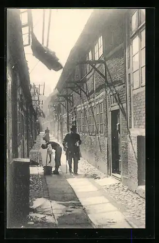 AK Hamburg, Hof in der Steinstrasse