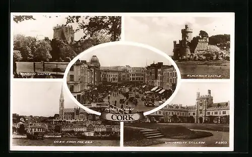 AK Cork, Blarney Castle, Cork from the Sea, Patrick Street