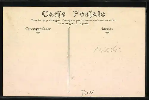 AK Bizerte, La Caserne des Zouaves