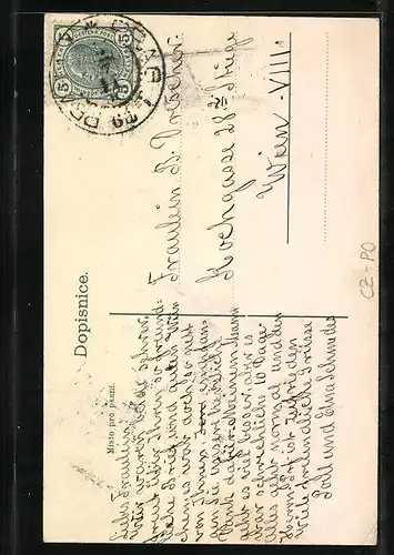 AK Prag / Praha, Ostrov Kampa