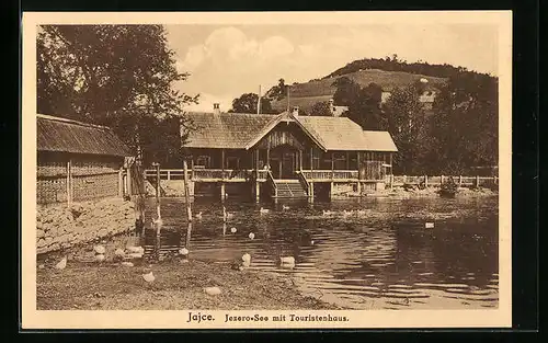 AK Jajce, Jezero-See mit Touristenhaus