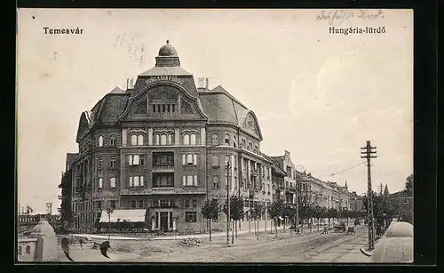 AK Temesvár, Hungaria-fürdö