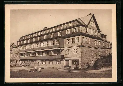 AK Schwarzenberg b. Johannisbad, Erholungsheim der Luftwaffe