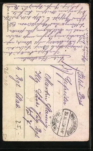 Künstler-AK Alfred Mailick: Hübsche Spaziergängerin am Sonntagmorgen