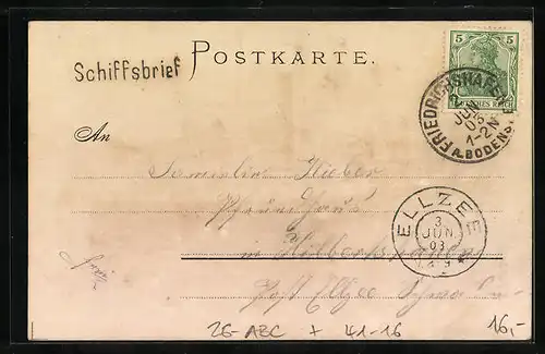 Künstler-AK sign. K. Fuchs: Bodensee mit Ausflugsdampfer Christoph