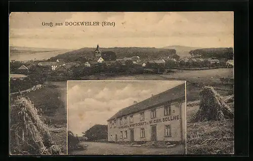 AK Dockweiler /Eifel, Handlung und Gasthaus v. W. Chr. Sollhe