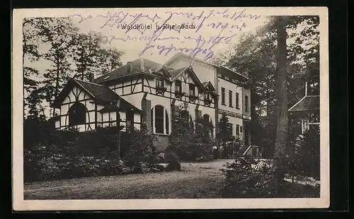 AK Rheinbach, Blick auf das nahegelegene Waldhotel