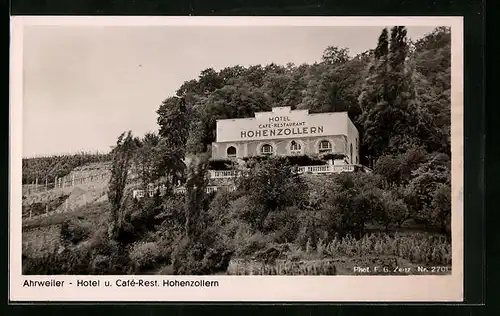 AK Ahrweiler, Hotel und Cafe Restaurant Hohenzollern