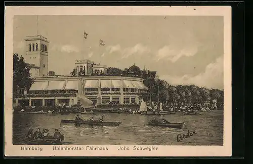 AK Hamburg, Uhlenhorster Fährhaus, Johs Schwegler