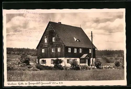 AK Zinnwald im Erzgeb., Barbara Hütte