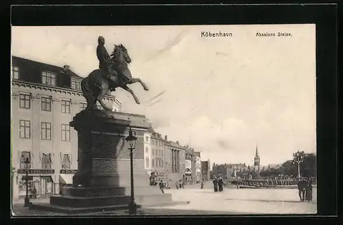 AK Köbenhaven, Absalons Statue