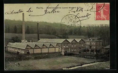 AK Pavilly, Etablissement Lasne Bernard & Cie