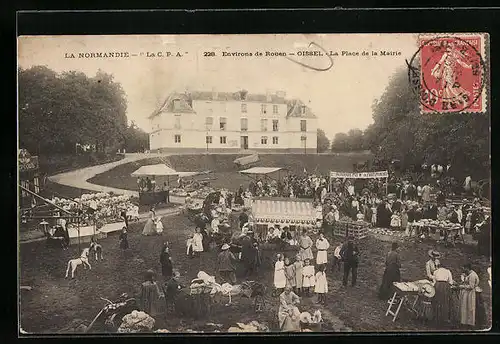 AK Oissel, La Place de la Mairie