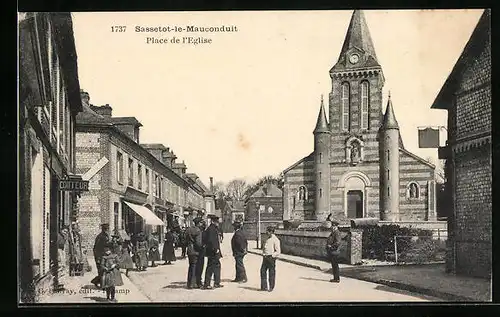 AK Sassetot-le-Mauconduit, Place de l`Eglise