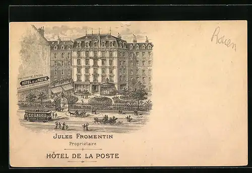 AK Rouen, Hotel de la Poste