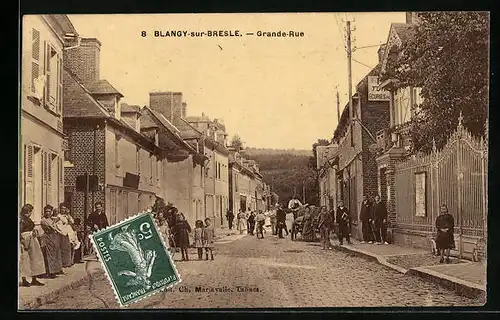 AK Blangy-sur-Bresle, Grande Rue