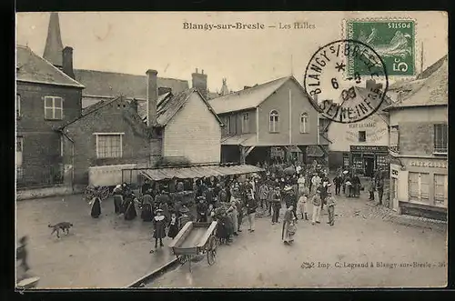 AK Blangy-sur-Bresle, Les Halles