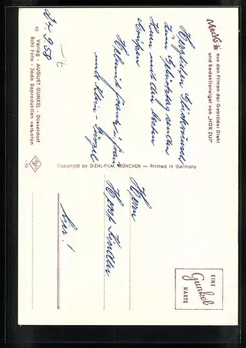 AK Mecki wirft mit dem Sohn einen Brief ein und gratuliert