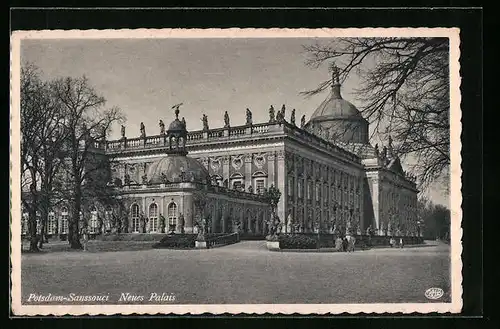 AK Potsdam, Schloss Sanssouci, am Neuen Palais