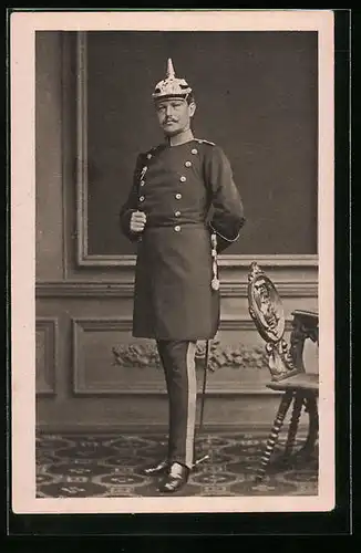 AK Paul von Hindenburg, der Hauptmann im Generalstab Stettin 1878