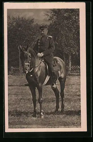 AK Paul von Hindenburg, als Oberst und Kommandeutr des Oldenburg. Inft.-Regt. No. 91