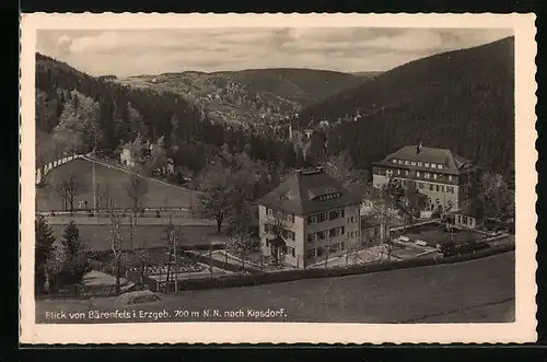 AK Bärenfels i. Erzgeb., Panoramablick nach Kipsdorf