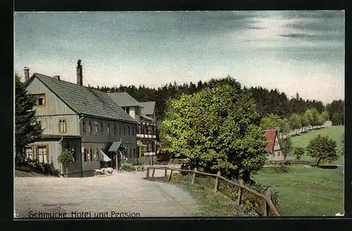 AK Schmücke i. Thür., Hotel und Pension