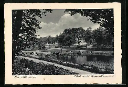 AK Bad Helmstedt, Blick nach Gesundbrunnen