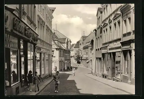 AK Wurzen, Blick in die Wenceslaigasse-Strasse