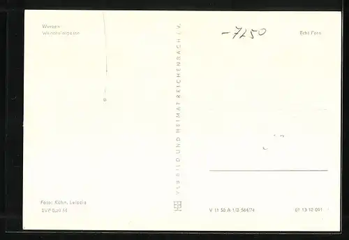 AK Wurzen, Blick in die Wenceslaigasse-Strasse