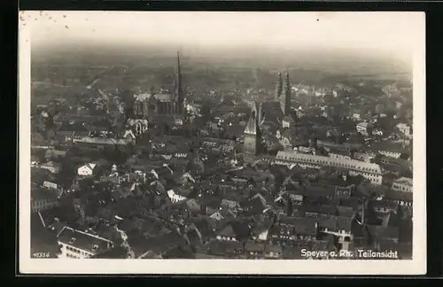 AK Speyer a. Rh., Teilansicht