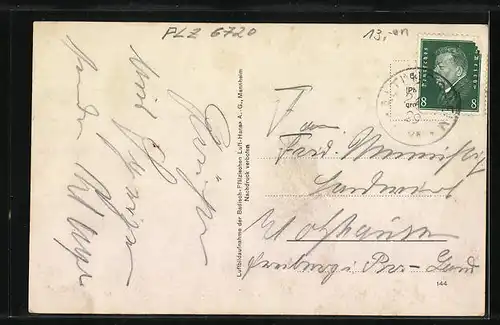 AK Speyer a. Rh., Teilansicht