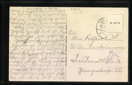 AK Stadtroda i. Thür., Teilansicht