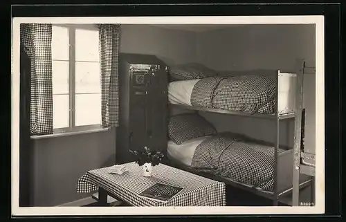 AK Gaienhofen, Seeheim, Schulungslager N.S.L.B., Schlafzimmer