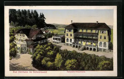 AK Bad Dürrheim / Schwarzwald, Heilstätte Hirschhalde