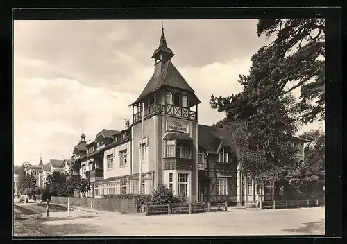 AK Heringsdorf / Ostsee, Erholungsheim Frieden, Villa Vogelsang