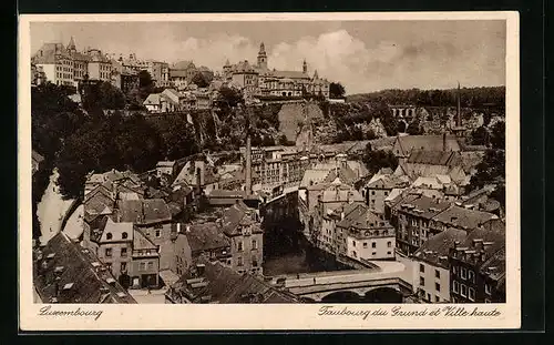 AK Luxembourg, Faubourg du Grund et Ville haute