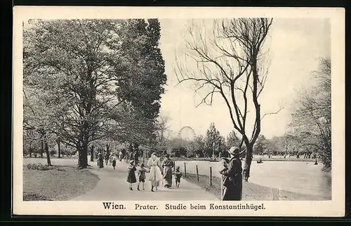 AK Wien, Prater, Studio beim Konstantinhügel