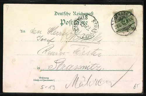 Lithographie Wartburg, Gesamtansicht, Wartburg-Restauration