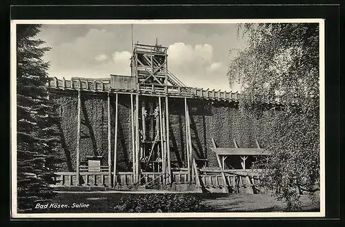 AK Bad Kösen, Mauer an der Saline
