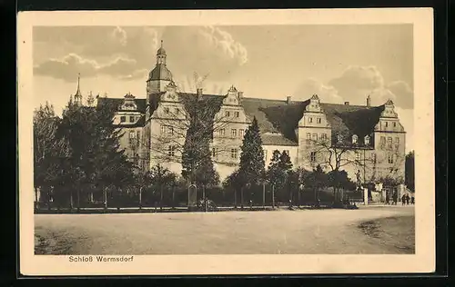 AK Wermsdorf, Partie vor dem Schloss