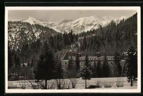 AK Kreuth am Tegernsee, das Sanatorium Dr. May