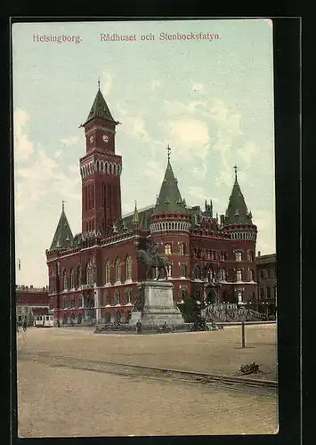 AK Helsingborg, Radhuset och Stenbockstatyn