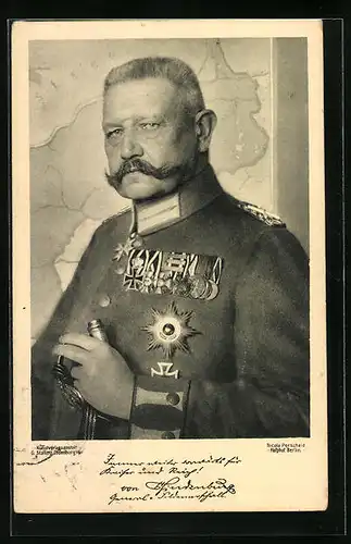 AK Generalfeldmarschall Paul von Hindenburg
