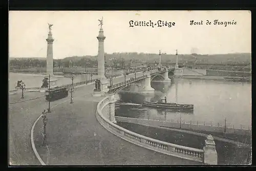 AK Lüttich, Pont de Fragnée et Tramways